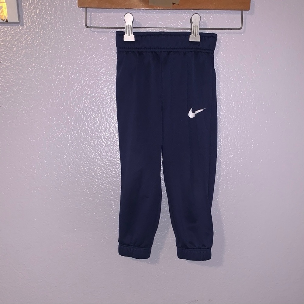 Nike Dri-fit Boys 2T Navy Blue Joggers Sweatpants Pockets